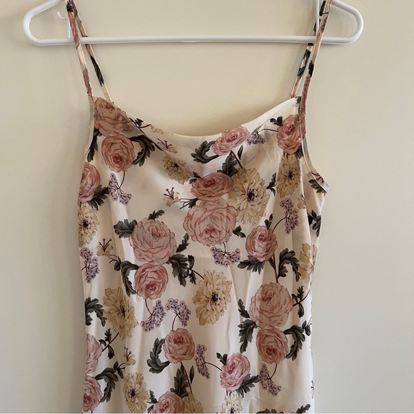 Simple Retro Floral printed slip dress - Picture 4 of 5